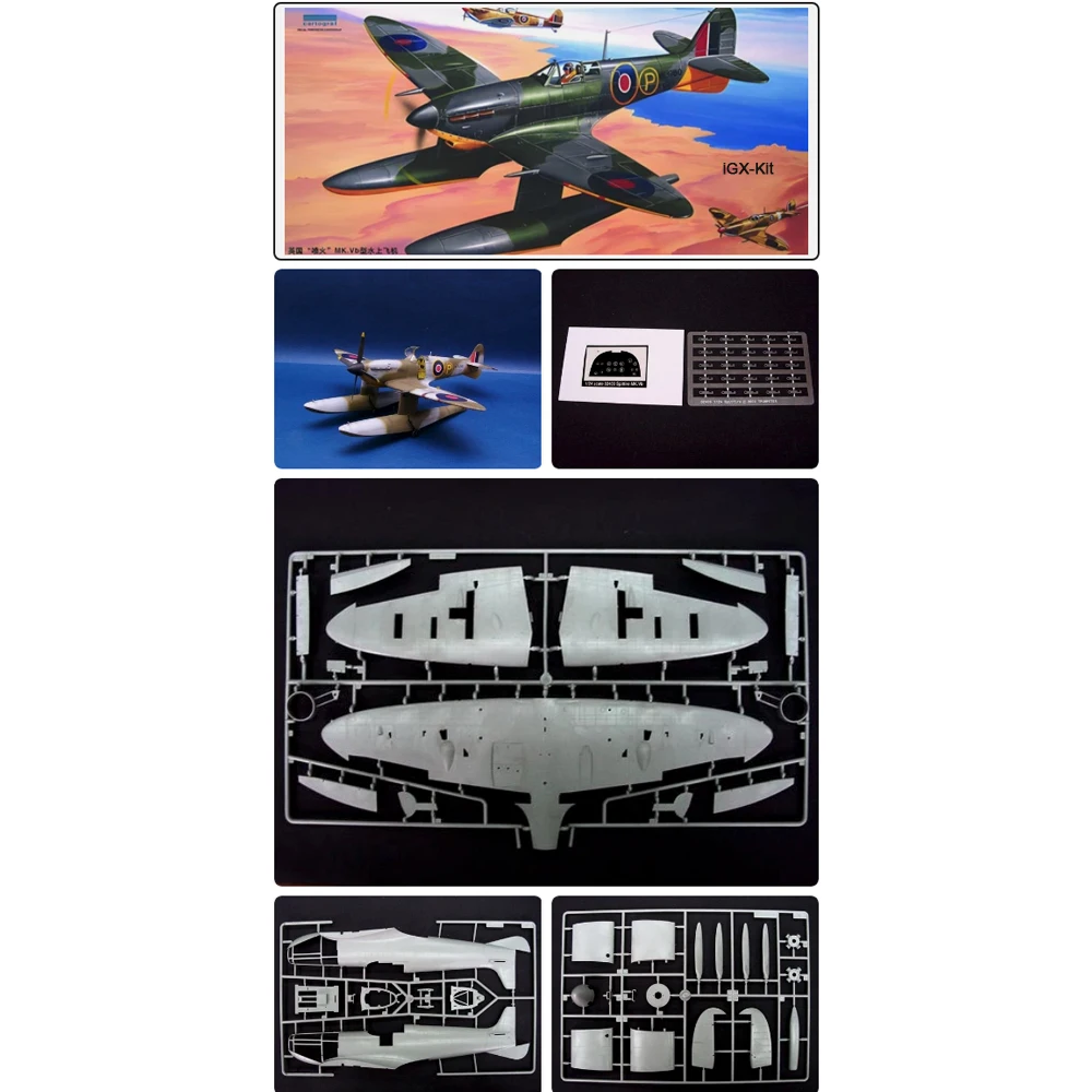 

Конструктор Trumpeter 02404: Модель военного самолета Supermarine Spitfire MK Vb (1/24, пластик, сборная модель)