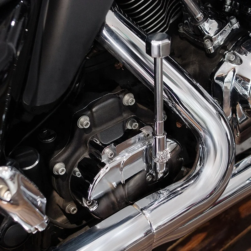 Keybear HD Touring Model Motorcycle 6-Speed Reverse Gear Box System 103/117/114 Alloy Black Chrome A-CLASS Fit for