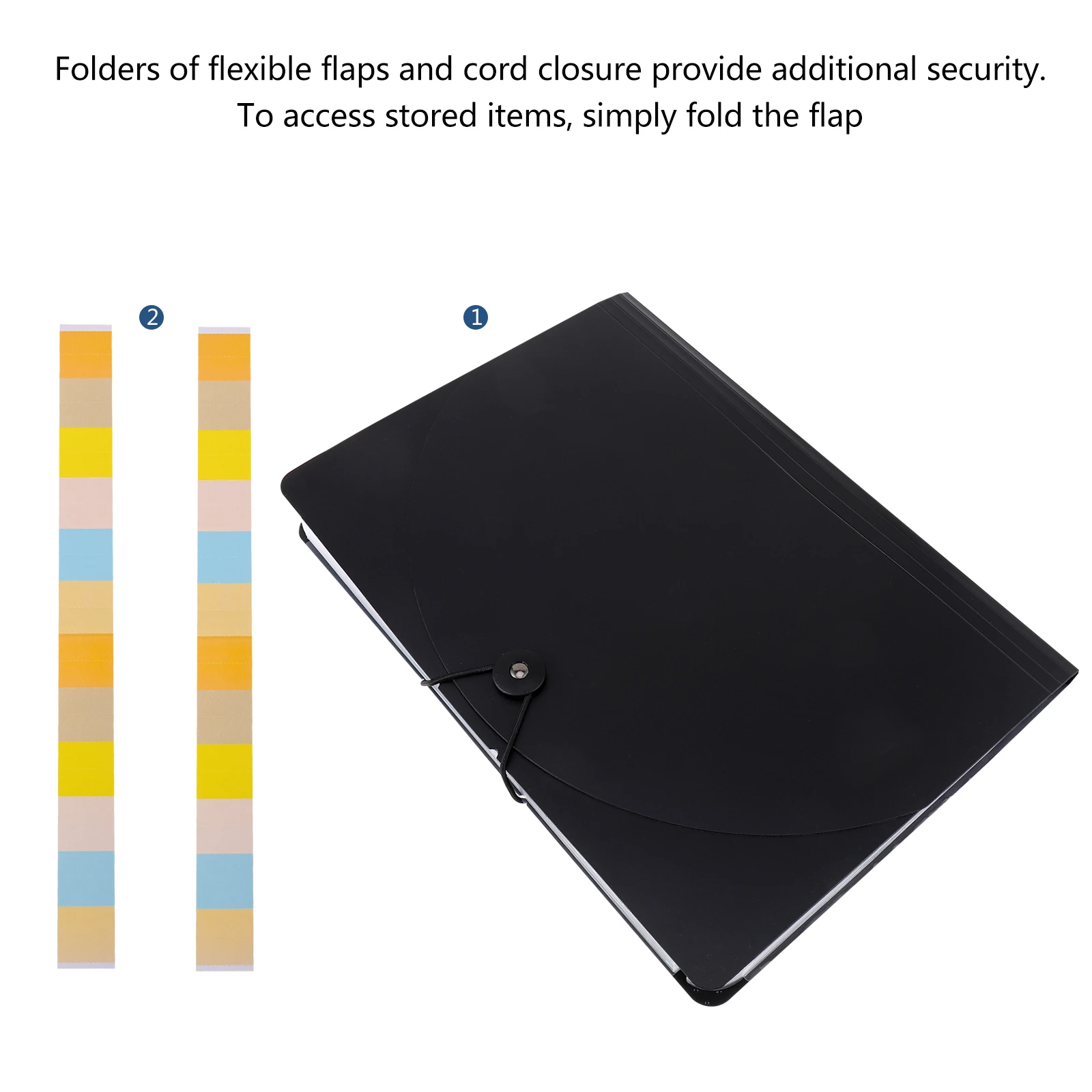 

Plastic Desktop Storage Rack Document Folder 13 Layer File ganizer Large Capacity Folder Receipt Invoice