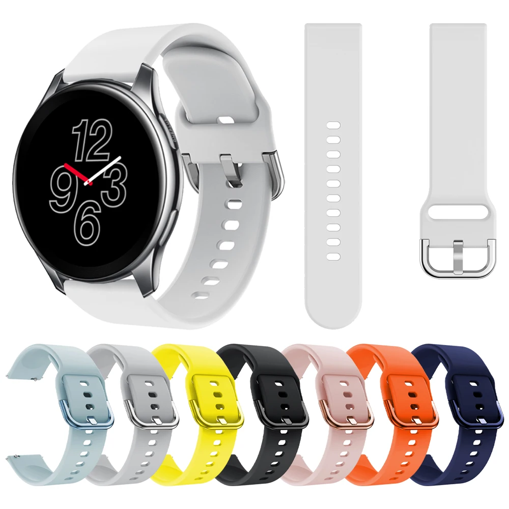 Cinturino in Silicone morbido per cinturino orologio Oneplus Smartwatch per one plus 22mm cinturino cinturino cinturino accessori sostituibili