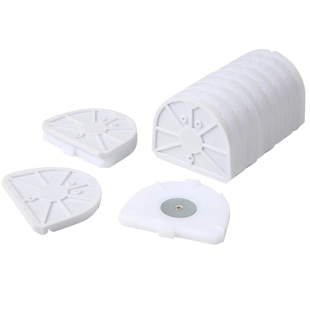 Dental Semicircle shape Plastic Plate Disposable With Metal Sheet Magnetic Base Recyclable On Pindex  fast shipping
