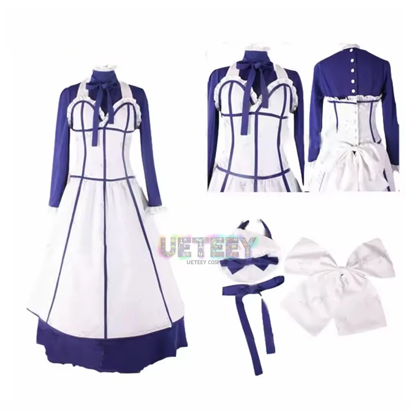 UETEEY Anime Season 2 Hannah Annafellows Women Dress Cosplay Costume Maid Costumes Custom Size view 2