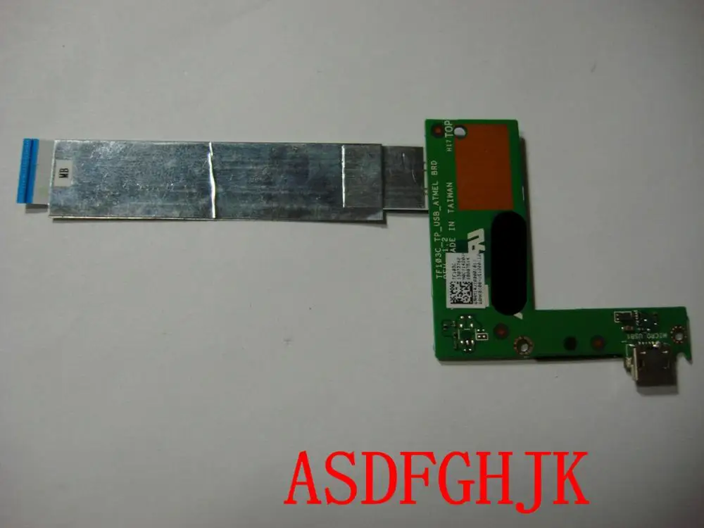 original for Asus Transformer Pad TF103C USB charger touch control board with cable TF103C_TP_USB_ATMEL test good free shipping