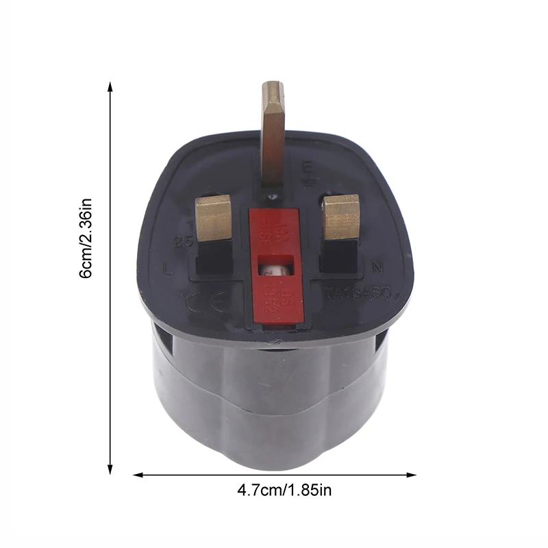 250V 13A Multifunctional EU European To UK Plugs Adapter 2 Pin Power Converter Socket Travel Dubai Singapore Universal Adaptor