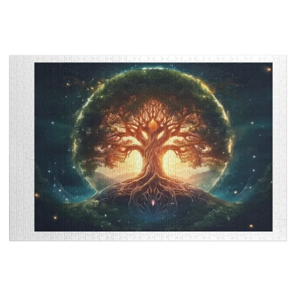 Tree of life Yggdrasil Jigsaw Puzzle Christmas Gifts Personalized Toys Puzzle