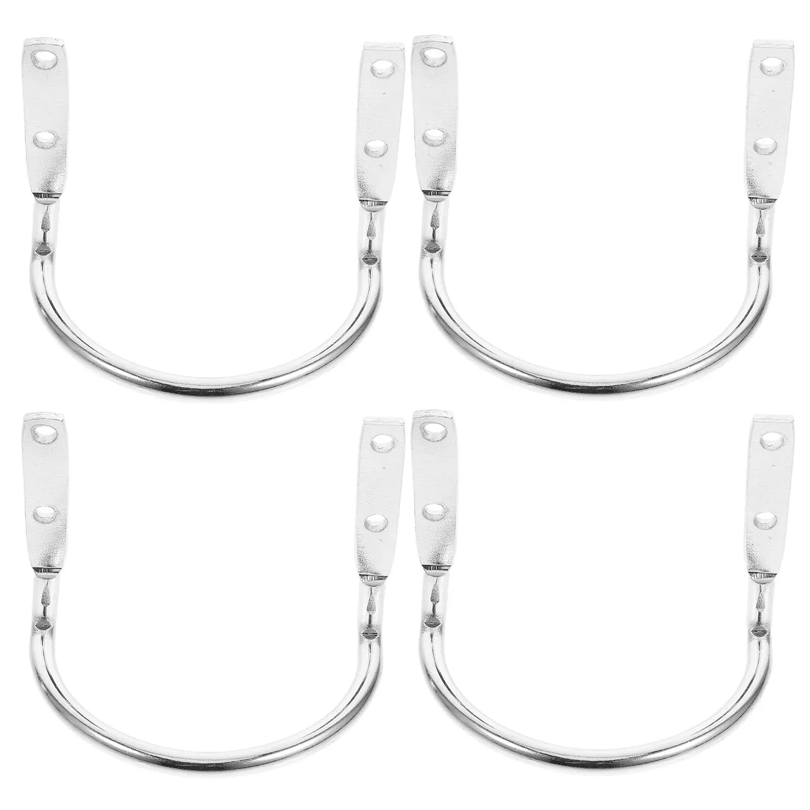 

4pcs Hammer Loop Holder Iron Loop Tool Belt Hook Holder Heavy Duty Hammer Loop Holder Hatchet Mallet Hangers Clip for Garden Too