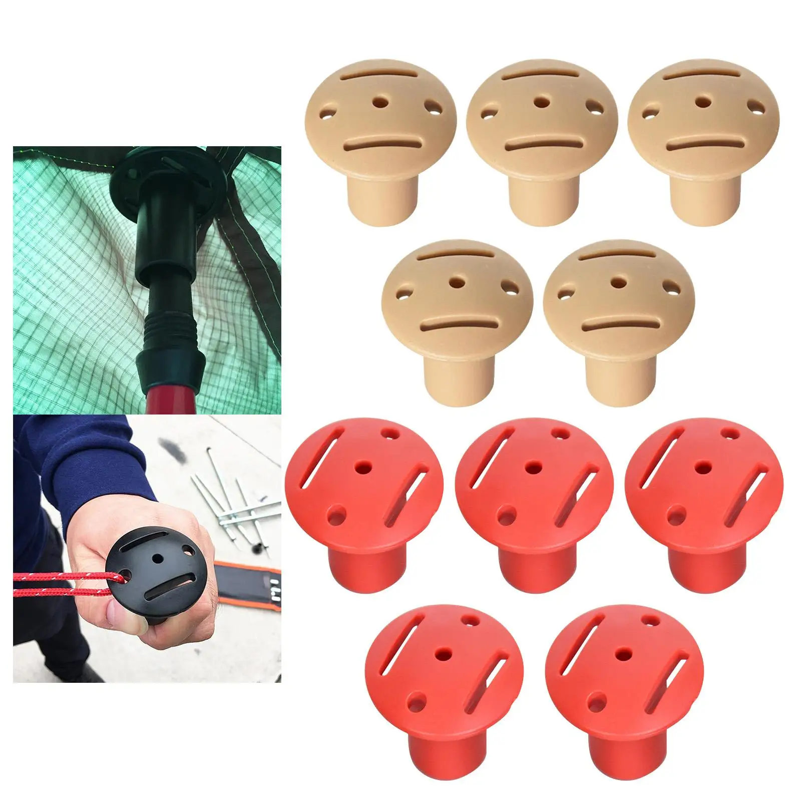 

5 шт. защитные наконечники для треккинга, нескользящие амортизирующие наконечники для ходьбы для пеших прогулок