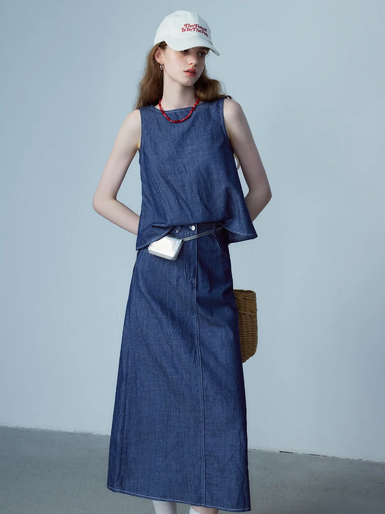 

Комплект EGGKA: Цветной круглый топ и юбка А-силуэта, модный короткий топ и юбка, летний женский ансамбль 2024