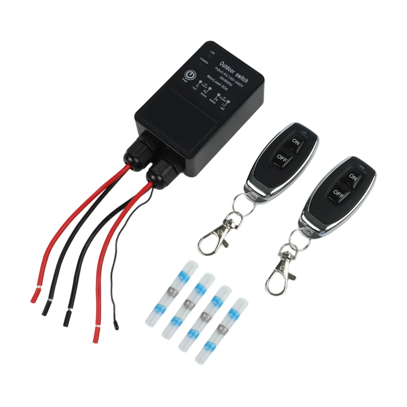 Innovative Design of the Weatherproof Wireless Controller allows control over multiple devices efficiently from a distance