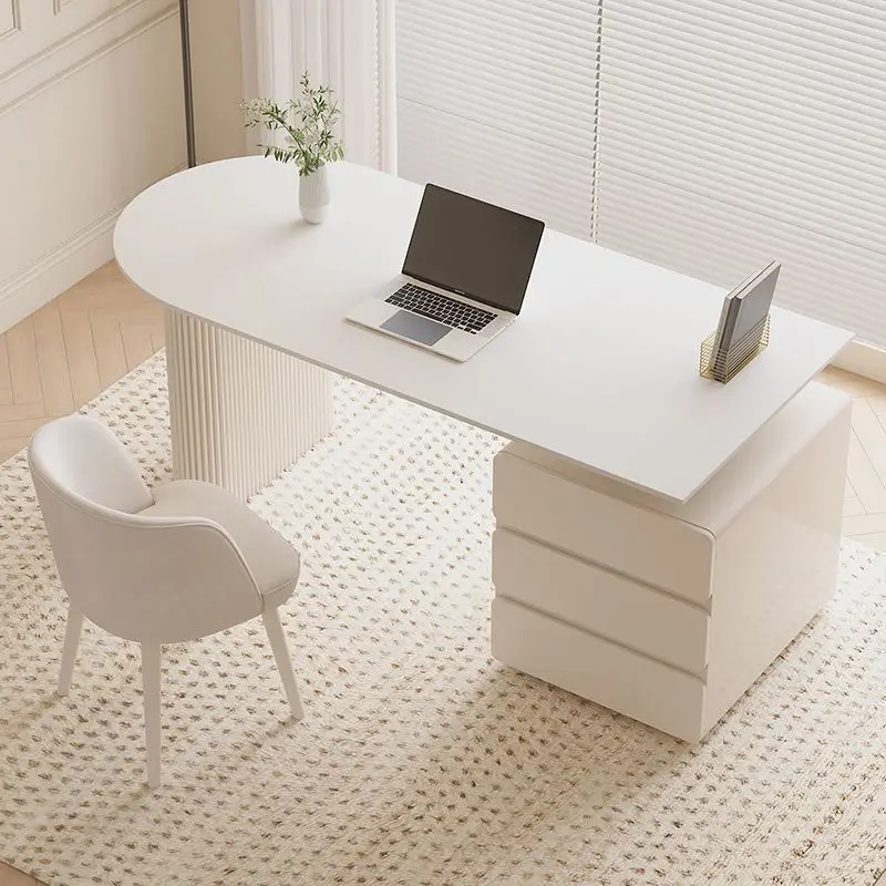

Slate desk light luxury modern simple household small apartment study desk