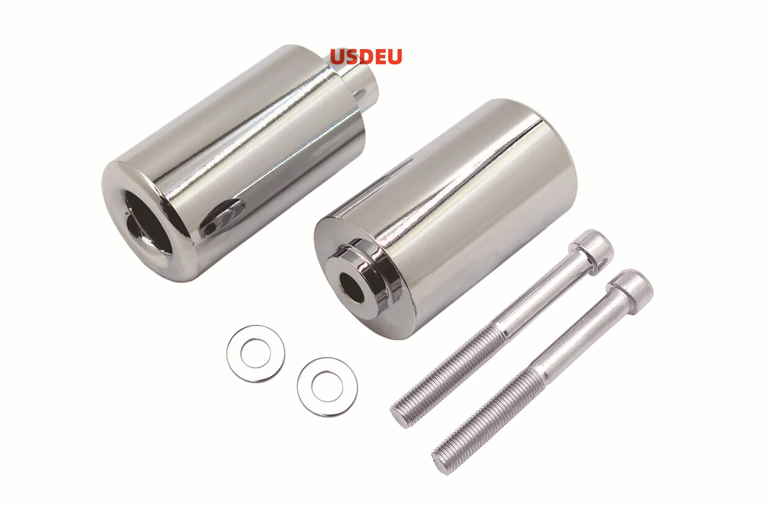 USDEU Motorcycle Frame Sliders Chrome For Suzuki GSX-R 1000 2007-2008