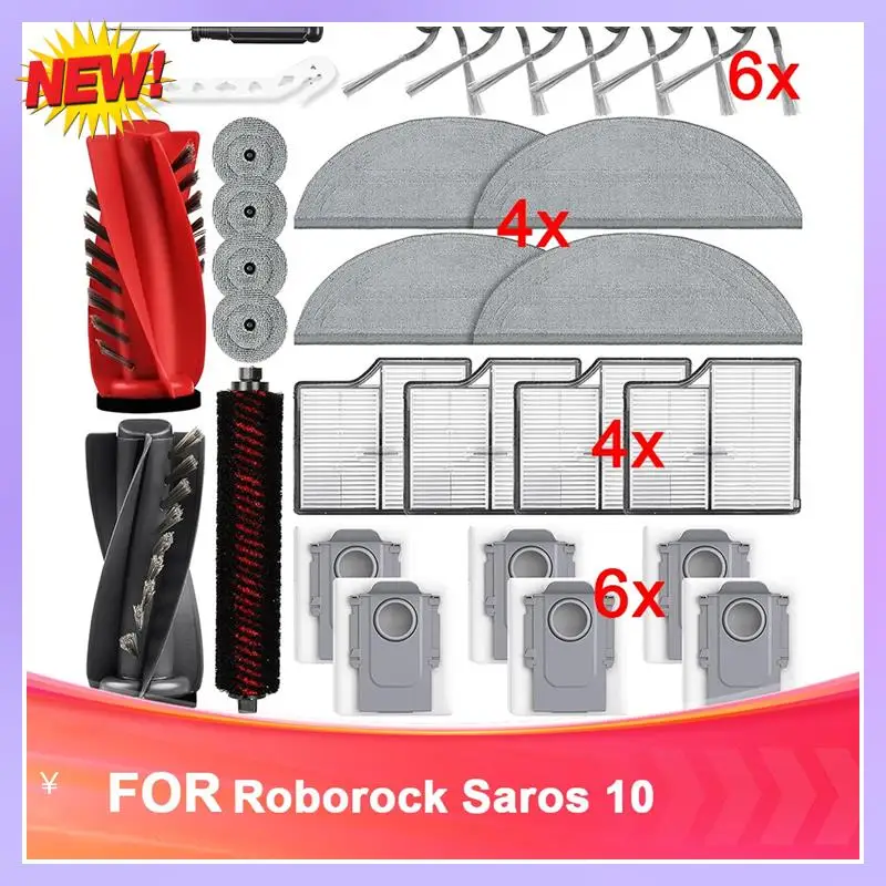 

T24C Accessories Kit For Roborock Saros 10 Robot Vacuum These Replacement Parts Are Compatible