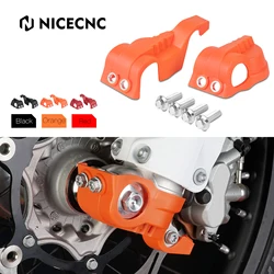 NICECNC ABS Plastic Fork Shoe Guard Protector Cover For KTM EXC EXCF SX SXF XC XCW XCF 125 200 250 300 350 450 500 2016-2024