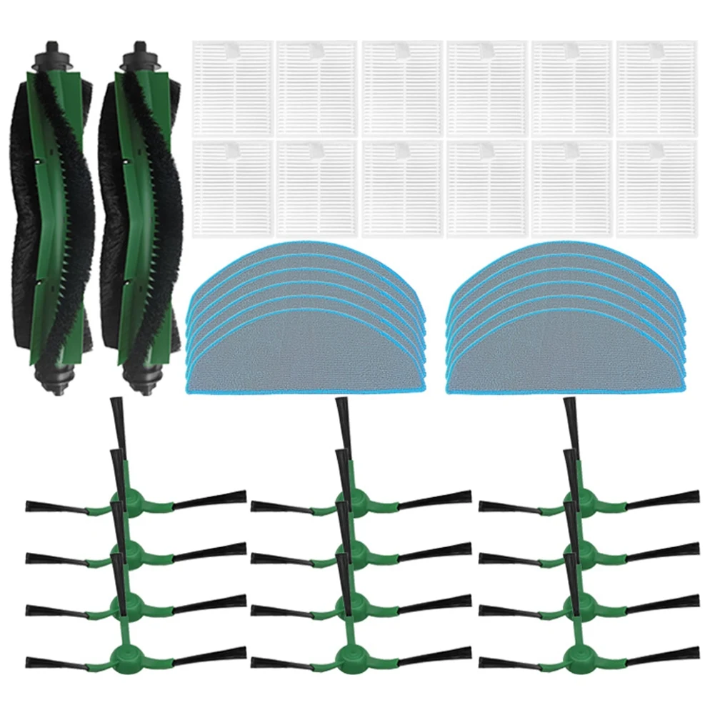 

Для Irobot Roomba Combo Essential, Roomba Vac Essential Запчасти Основный ролик Боковая щетка Hepa-фильтр Швабра Тканевые аксессуары A