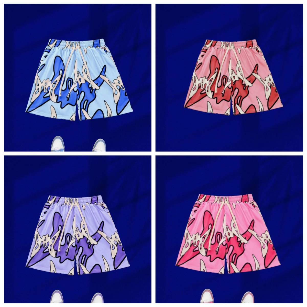 

Новинка 2025 года, хит продаж, мужские пляжные шорты для фитнеса с принтом, повседневные, спортивные, дышащие, быстросохнущие, впитывающие пот, мужские шорты