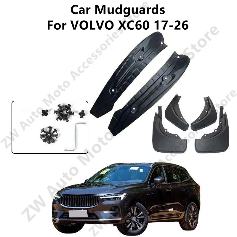

Car Mudguards For VOLVO XC60 17-26 Mud Guards Fender Flare Mudflaps Exterior Parts Auto Accessories Refit