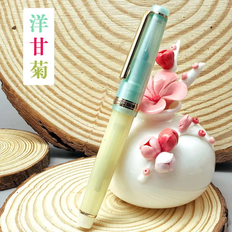 Limited Edition Jinhao 82 Fountain Pen Customized Mixed Macaron Color Acrylic Ef/F/M/Bent Nib Office School Supplies Stationery