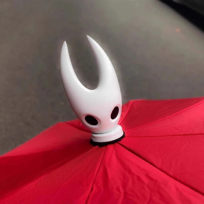 Game Hollow Knight Silksong Hornet Cosplay Umbrella Red Folding Umbra Portable Kawaii Durable Waterproof Sunshade Accessory Prop