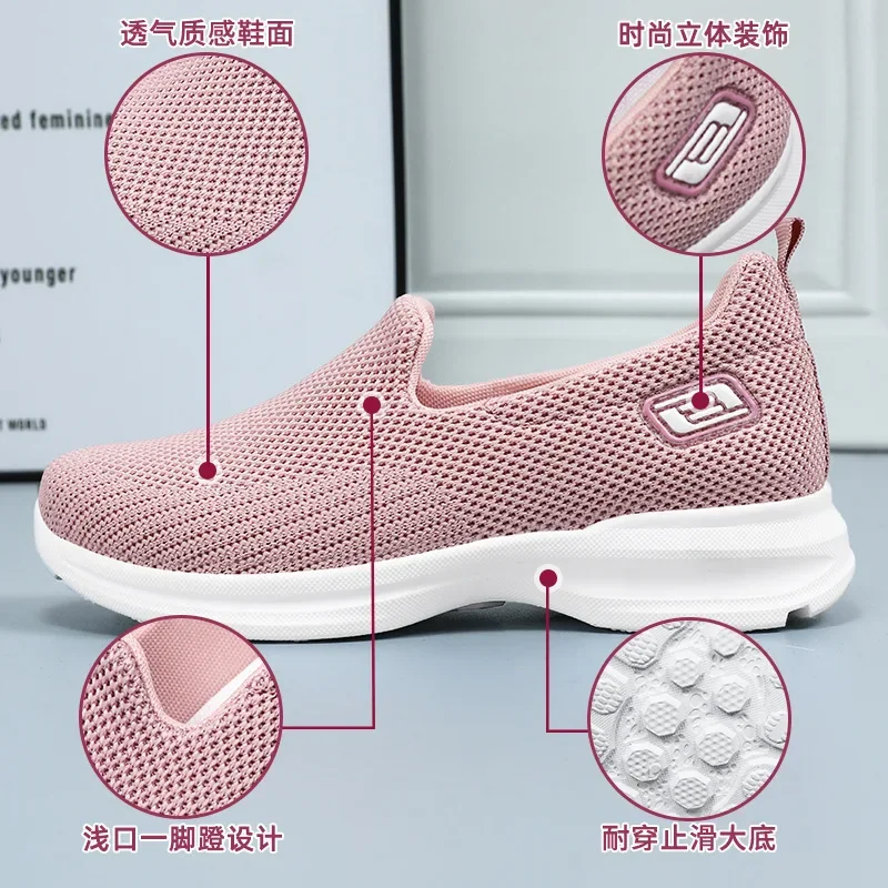 Letnie buty damskie Casual and Breathable One Step Light Massage Sports Outdoor Driving Walking Shoes damskie sandały w ofercie