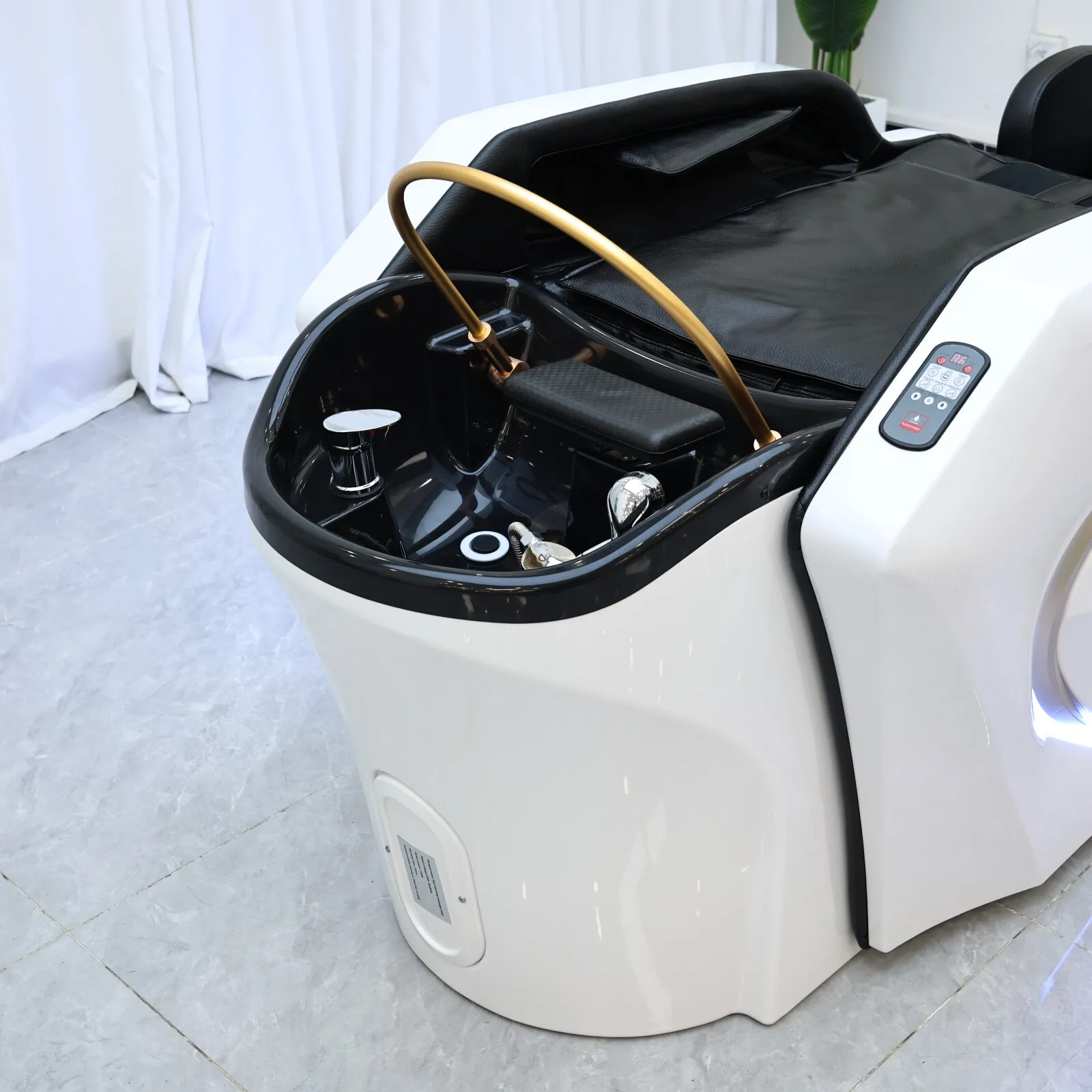 Beauty Salon Hair Washing Chair Electric Massage Table Head Spa Shampoo Bed Equipment Furniture Silla De Salon De Belleza 5