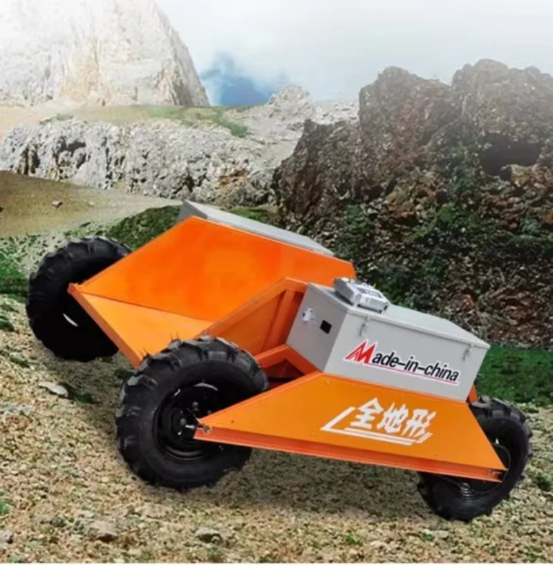 

【Best-selling】Factory Supplied Four Wheel Drive 400kg All Terrain Remote Control Transport Vehicle for Sale