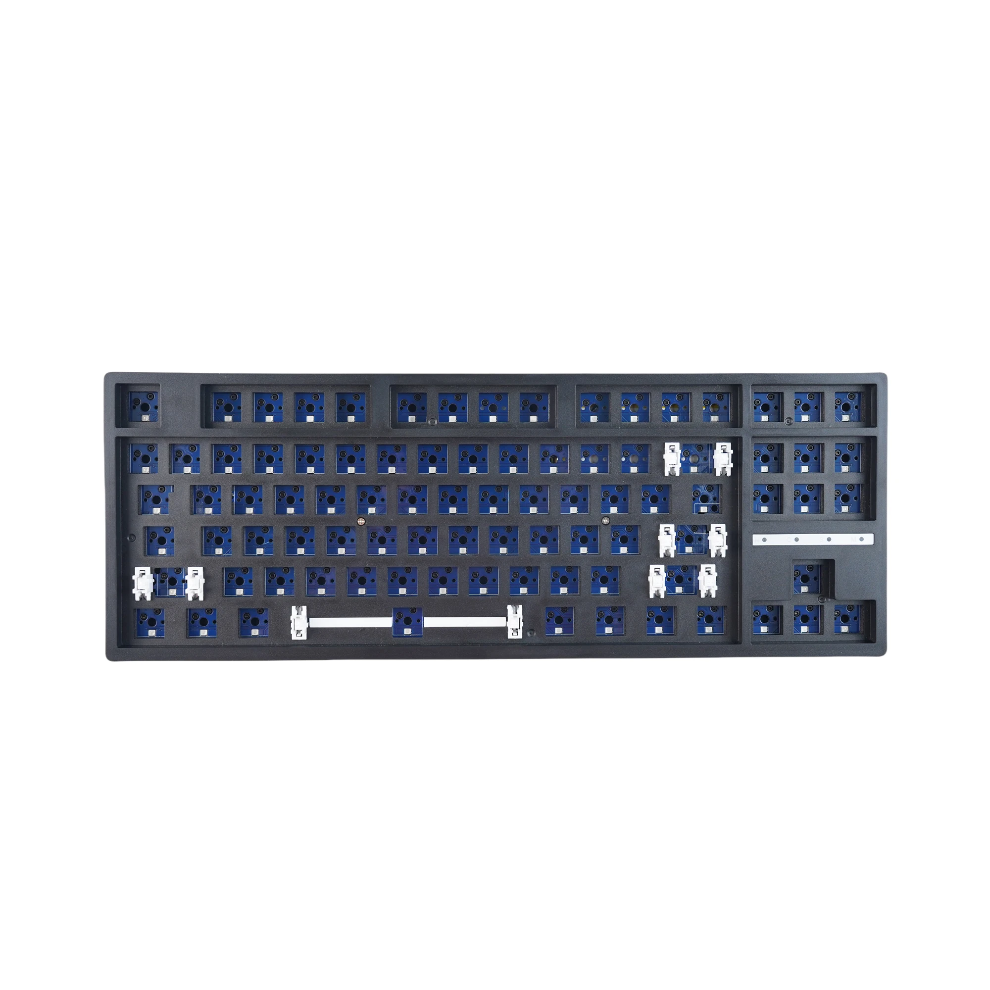 Imagem -04 - Kit de Teclado para Jogos sem Fio 75 Teclado Mecânico Tkl Rgb Bluetooth 2.4g Usb-c Kit de Teclado Personalizado Hot-swappable Hw87