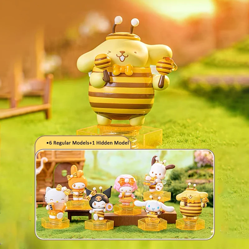 Authentic Sanrio Little Bee Concert Series Blind Box 1PC/6PCS Mystery Box Cute Toy Action Figure ﻿Anime Figures For Girls Gifts