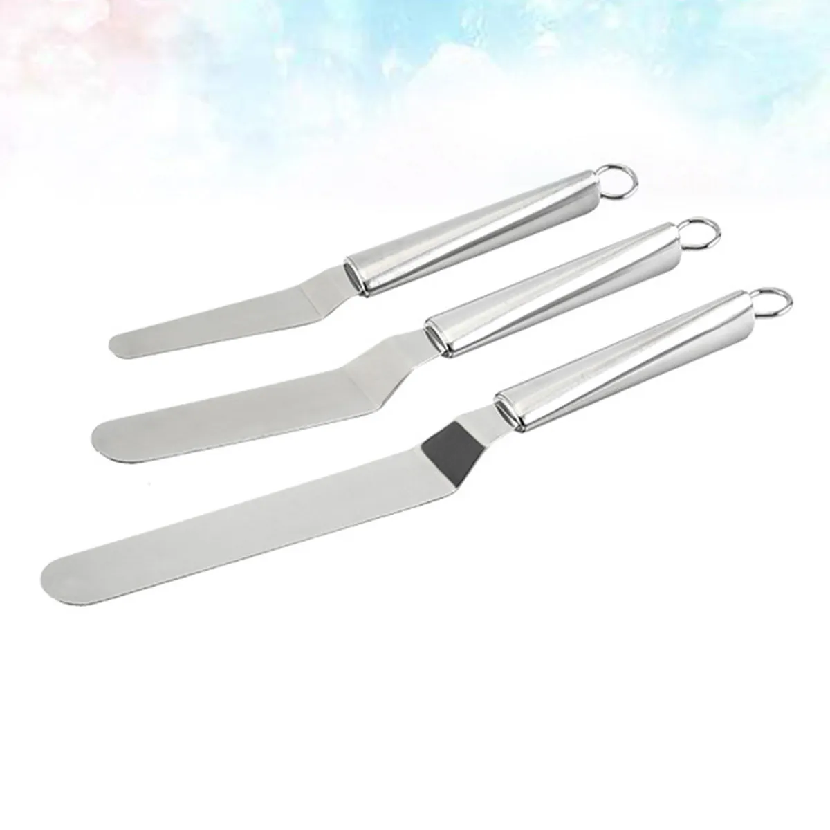 

Набор из 3-х кондитерских инструментов: лопатки для крема и масла из нержавеющей стали, многофункциональный шпатель-резак для домашней кухни и пекарни 8