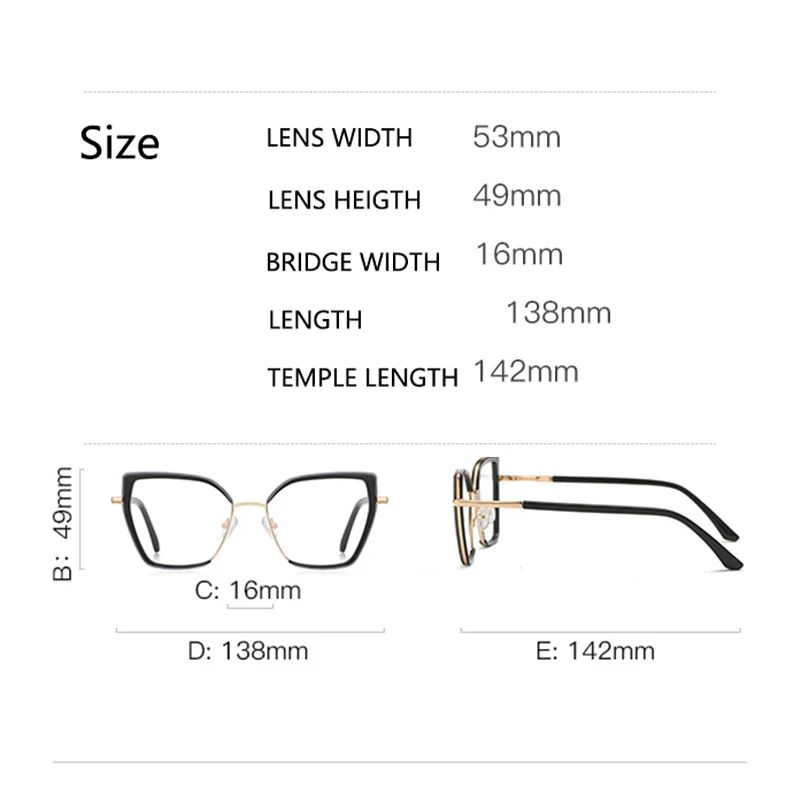 Vabbon, высококачественные многоугольные модные очки для чтения при близорукости, анти-синий свет, Tr, большая оправа, сверхлегкие женские оптические очки по рецепту, фотохромные очки 3154