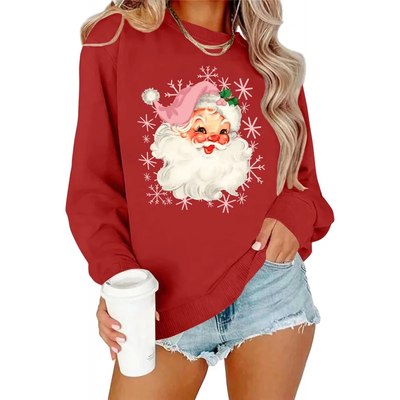 

Christmas Pink Santa Claus Hoodie