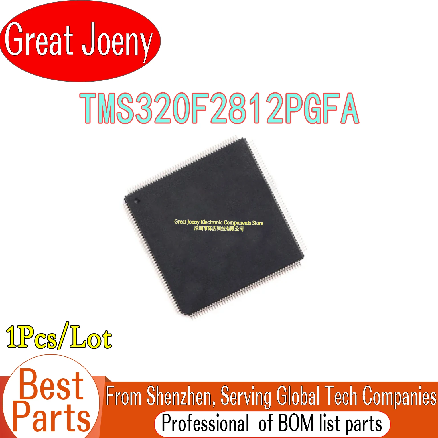 

100% New Original TMS320F2812 TMS320F2812PGFA IC MCU Chipset LQFP-176