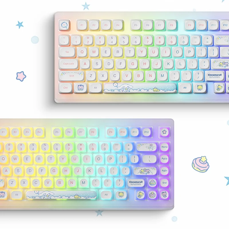 Akko Top75 Mechanical Keyboard  Wireless Three Mode Bluetooth Customized Rgb Ergonomics Gaming Cute Accessories For Office Girl