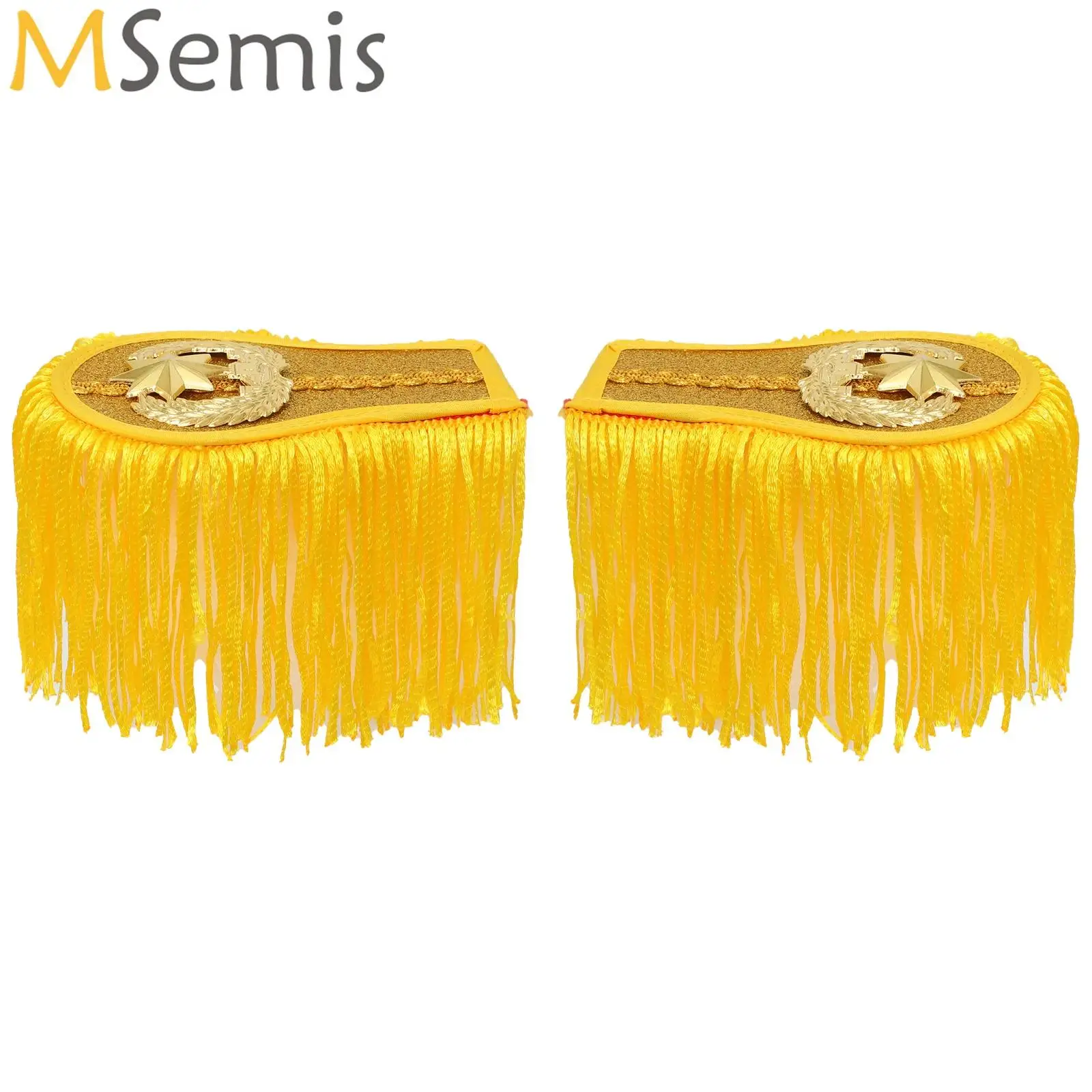 

Drum Horn Band Noord-Brabant Emblem Shoulder Patch Badge for Clothing Tassel Fringe Chain Applique Blazer Shoulder Boards