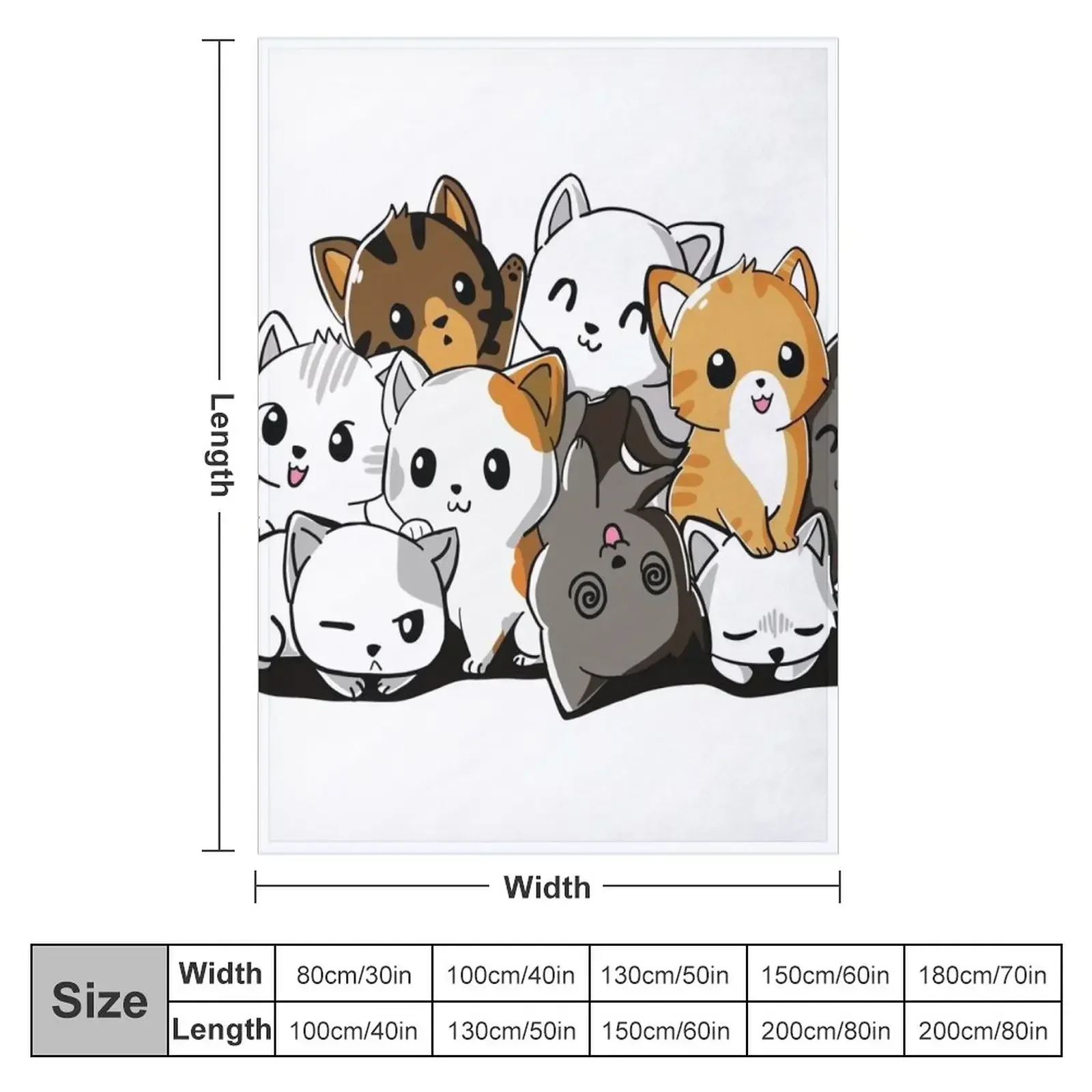 Cute cat compilation Throw Blanket Soft Big Beautifuls Hair heavy to sleep Personalized Gift Flannels Blankets