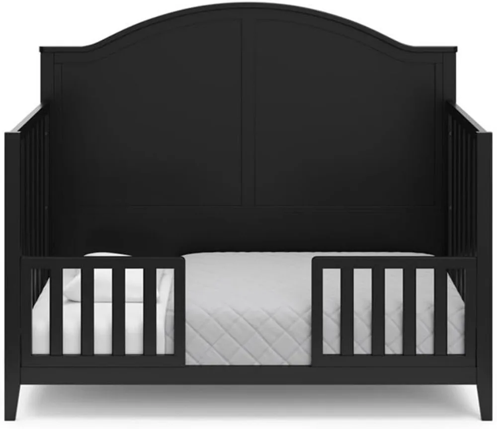 ชุดราวกั้นนิรภัยสำหรับเด็กเล็กพร้อมแผ่นไม้ สามารถแปลงเปลเด็กให้เป็นเตียงได้ ได้รับการรับรอง GREENGUARD Gold ประกอบด้วยราว 2 ชิ้น