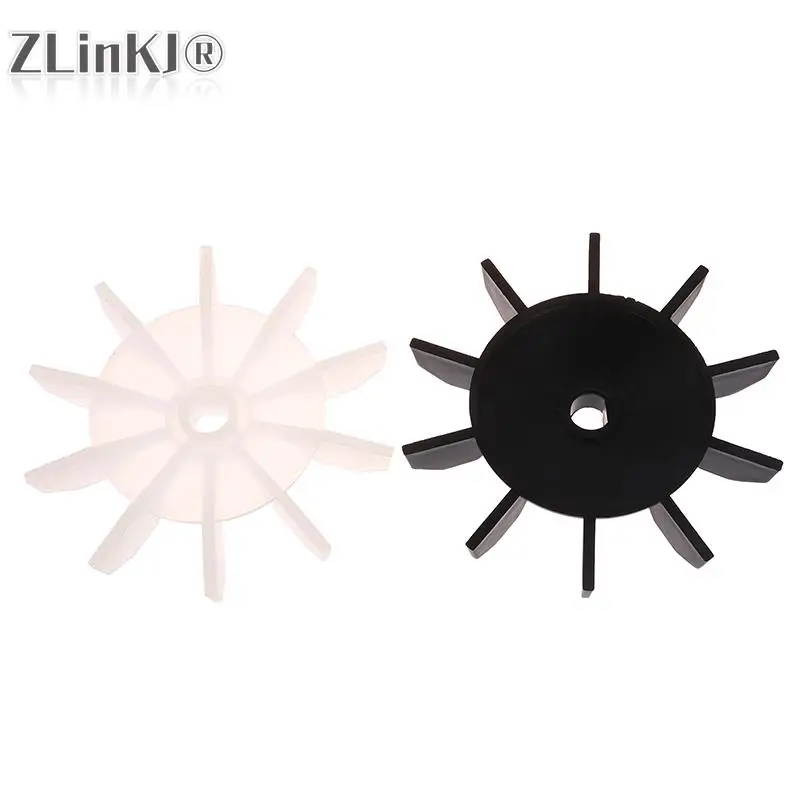 1Pcs Plastic Air Compressor Fan Blade Replacement Air Pump Motor Cooling Fan Accessories Power Tool Part Black/White