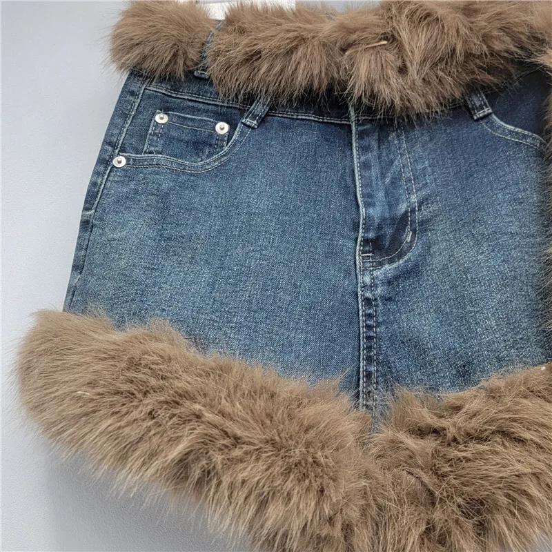 ANJY 2025 Herfst Nieuwe Vrouwen Amerikaanse Stijl Niche Hot Girl Chic Ins Shorts Ins Trendy Afslanken Tij Gewassen Verzwakte Zoom Jeans A15872