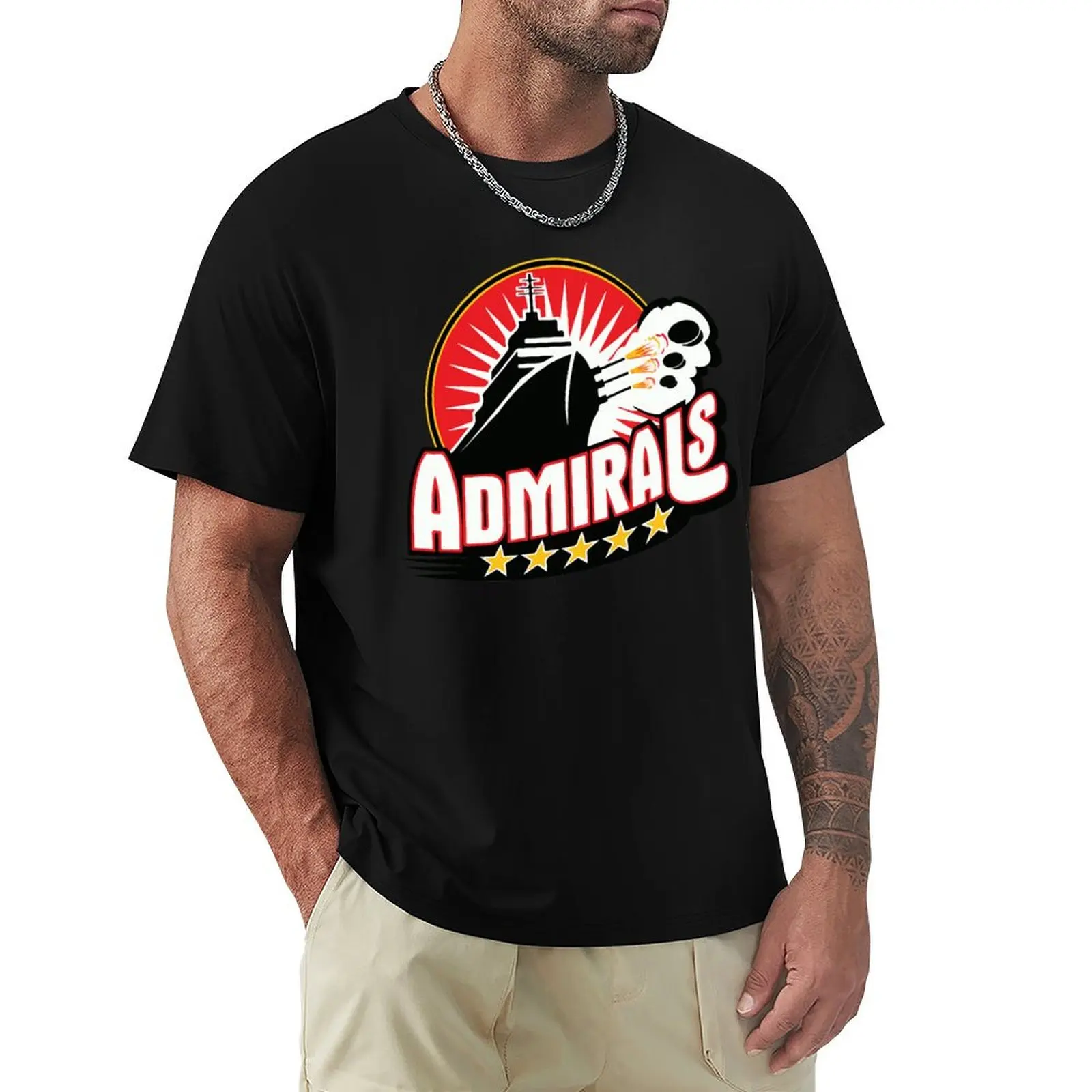 

Norfolk Admirals Classic T-Shirt quick drying graphic t shirt vintage plus size clothes sports fans mens graphic tshirts