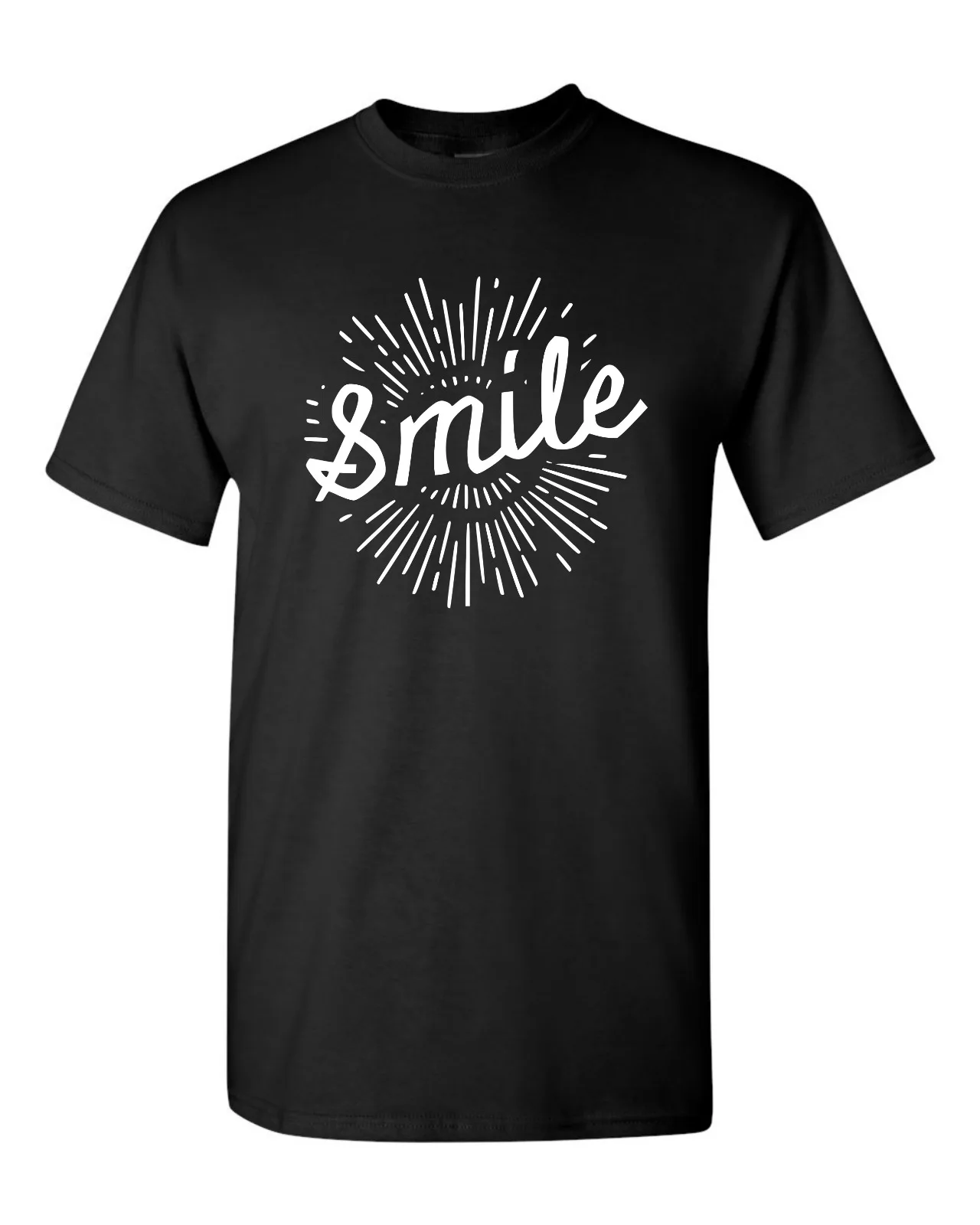 Smile Happy Positive T-Shirt Don't Stop Smiling Parody T Shirt Every Day Happy