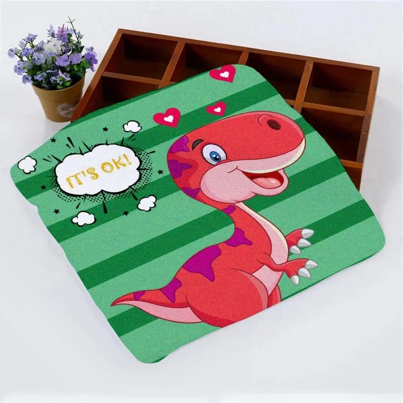 Custom Cartoon Dinosaur Child Face Towel Small Hand Towels Kitchen Towel Hotel Restaurant Cleaning Towel Microfiber Fabric