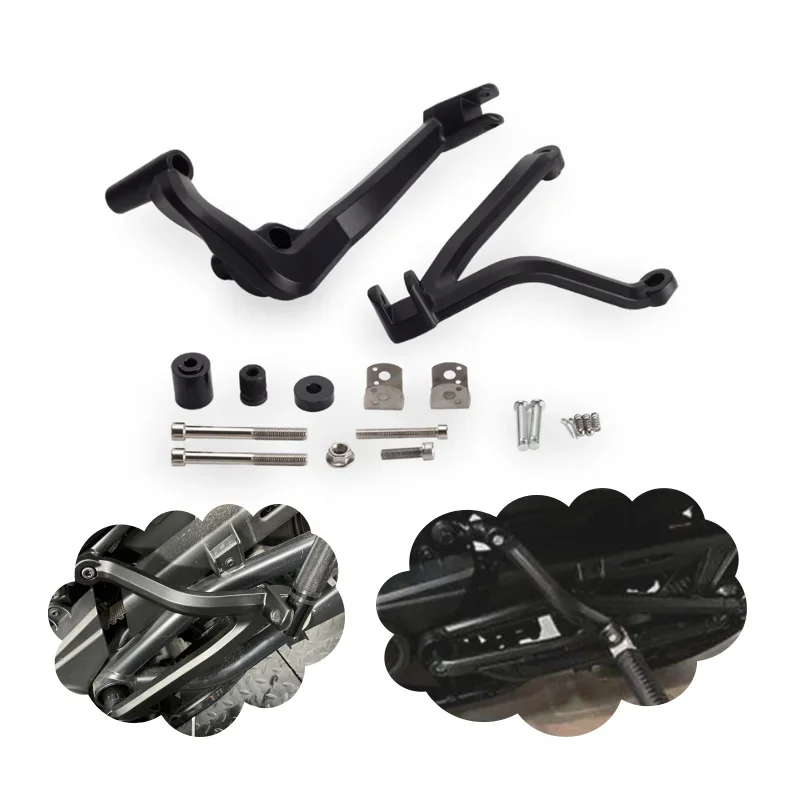 ل هارلي سبورتستر S 1250 RH1250 RH1250S 2021 2022 دراجة نارية الركاب القدم الوتد مساند دواسة الوتد مسند القدمين Footpeg مجموعة دعم #1