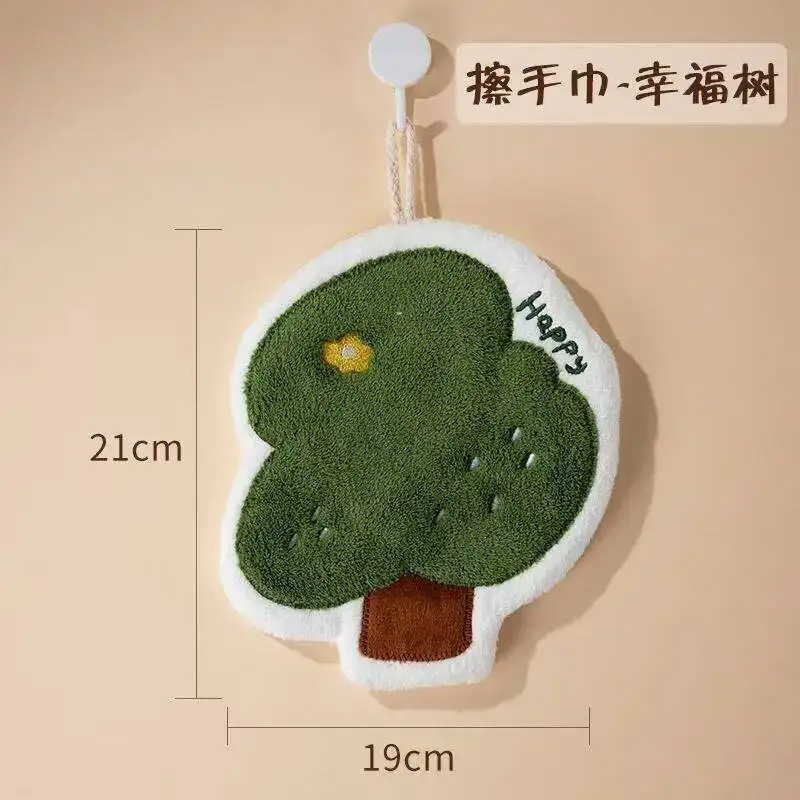 

Cute Hand Towel Absorbent Cleaning Cloth Hanging Towels for Kitchen Hand Cloth Kids Bathing Towel Bath Room Towel