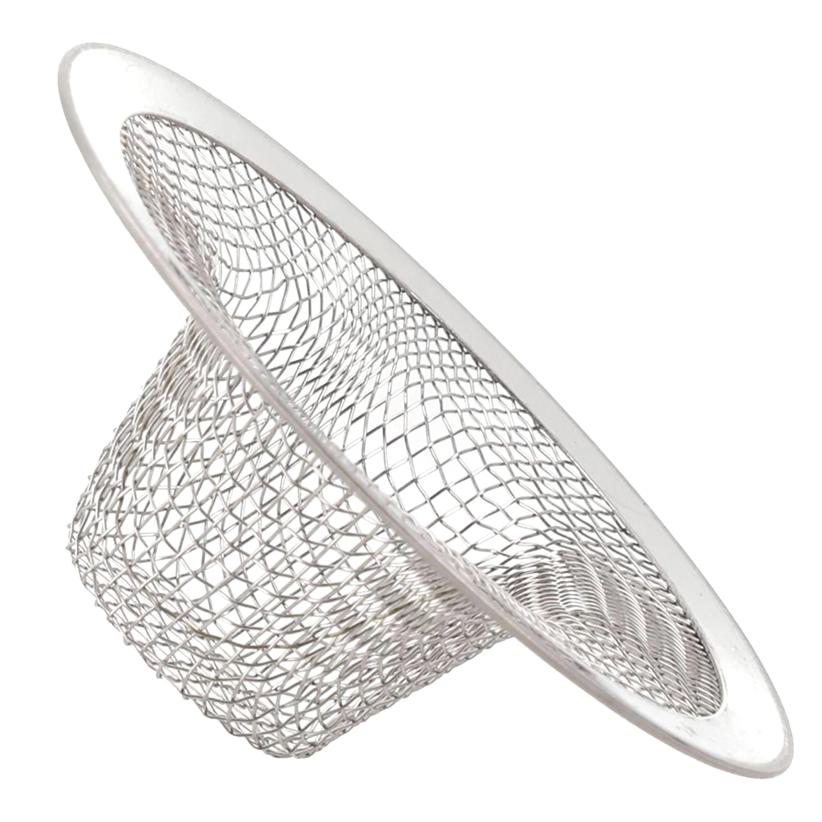 Stainless Steel Drain Hair Catcher Filter Cover Strainer for Bathroom Sink and Shower to Prevent Blockages and Unpleasant
