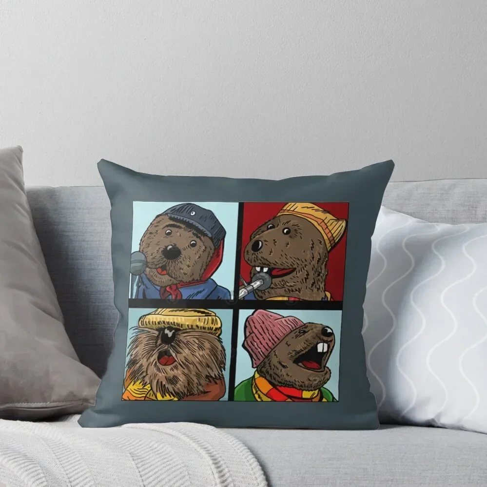 

1977 TV for children - emmet otter Throw Pillow Sofa Cushions Cusions Cover Christmas Pillows pillow