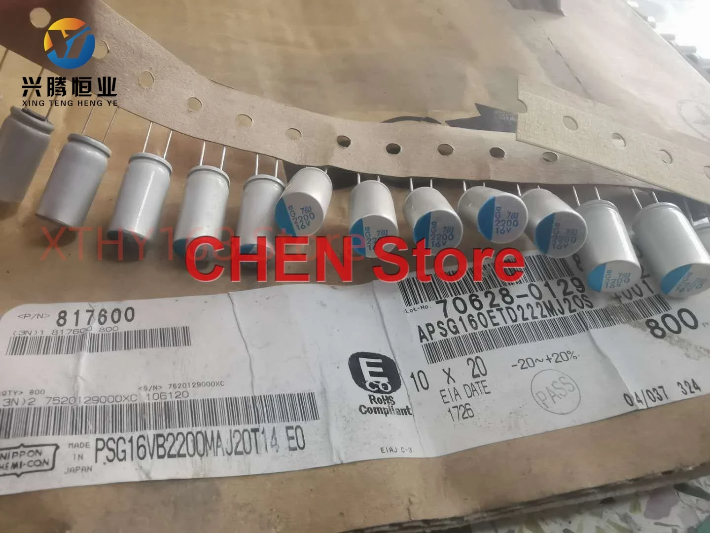 

10PCS NIPPON PSG 16V2200UF 10X20MM Motherboard Solid Polymer Capacitor psg 2200UF 16V CHEMI-CON Aluminum shell electrolysis