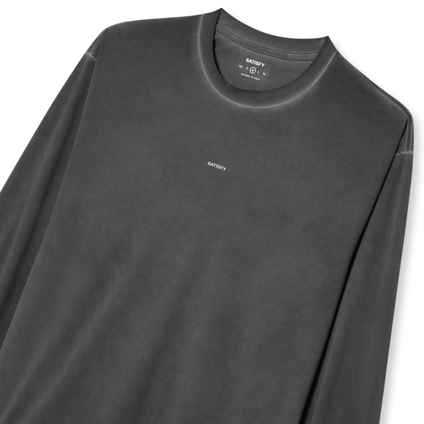 

Worn-In Look Long Sve round Ne T-irt Men's Basic Sle Running Cotton Breathable irt Vintage Feel Sportswear