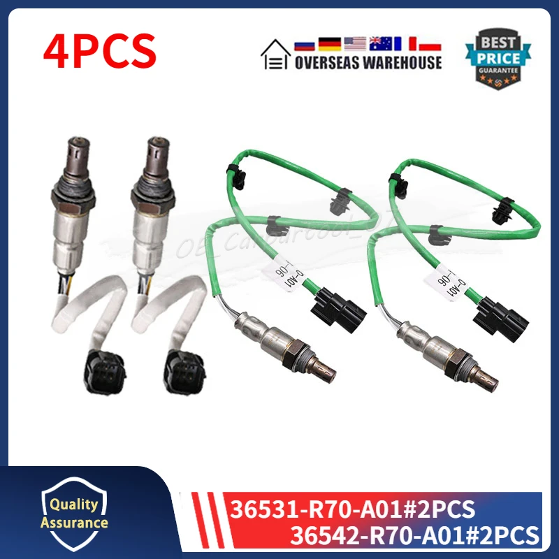 

36531-R70-A01 36542-R70-A01 234-5098 2344461 Lambda Oxygen O2 Sensor 4PCS For 2011-2013 HONDA ODYSSEY 3.5L Upstream & Downstream