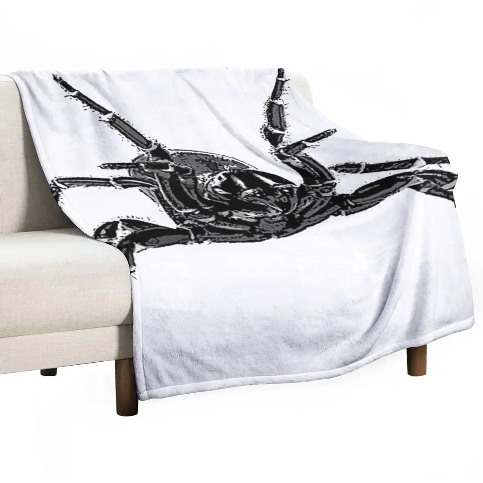 Creepy Funnel-Web Spider Throw Blanket heavy to sleep Sofa Thin Blankets