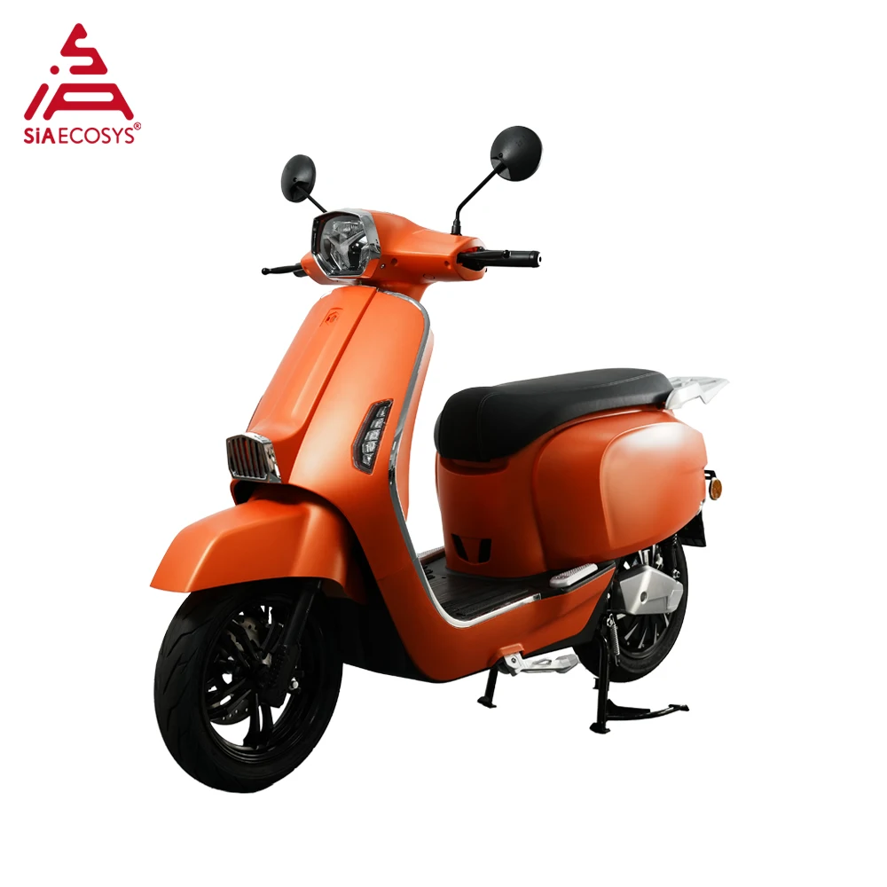 SiAECOSYS 3000W 80kph Max YT Electric Vehicle High Range Motorcycle with Front and Rear Disc Brake and 72V 40Ah Battery