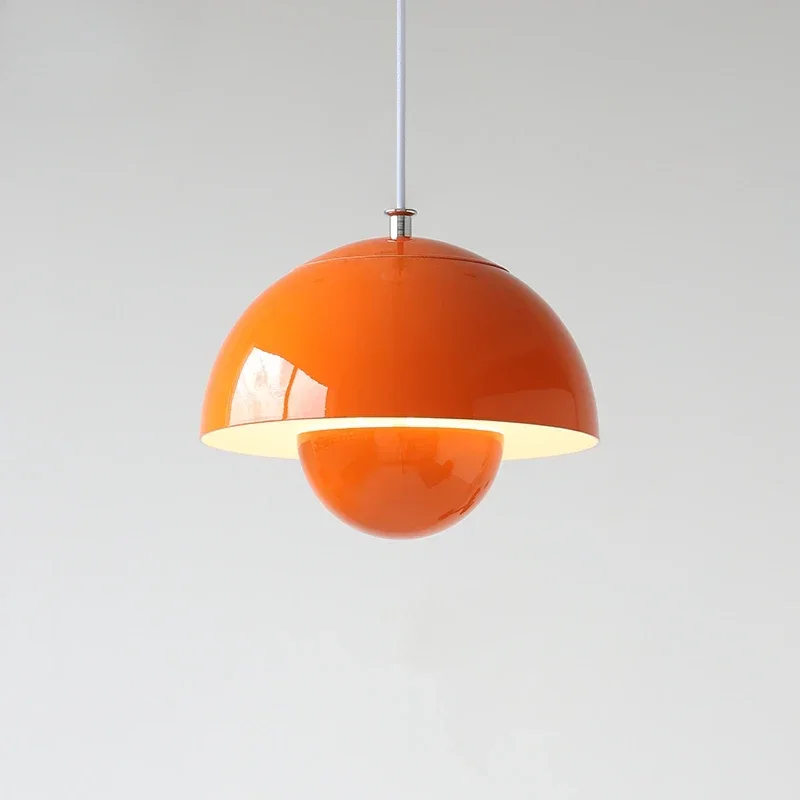 

Светодиодные подвесные светильники с цветком Bauhaus, подвесные светильники в средневековом стиле, кремовые подвесные светильники для спальни, столовой, бара, светильник с люстрами, освещение